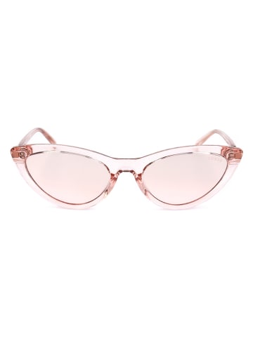 Guess Okulary przeciwsłoneczne unisex w kolorze różówym