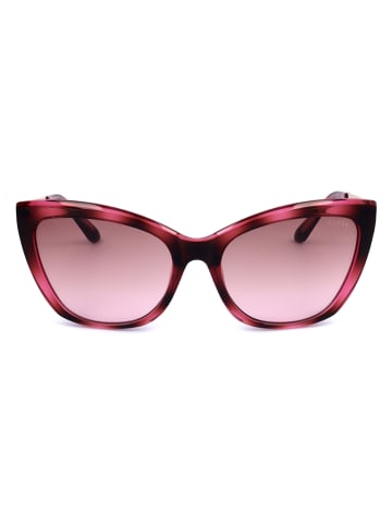 Guess Damskie okulary przeciwsłoneczne w kolorze złoto-różowym
