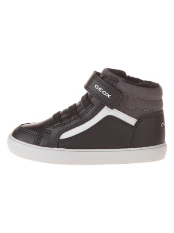 Geox Skórzane sneakersy "Gisili" w kolorze czarnym