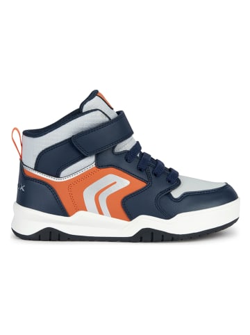Geox Sneakers "Perth" in Weiß/ Blau/ Orange