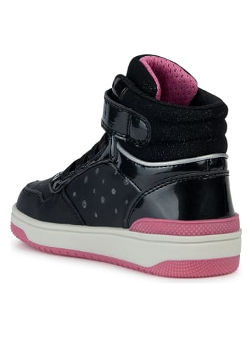 Geox Sneakers "Washiba" in Schwarz/ Rosa