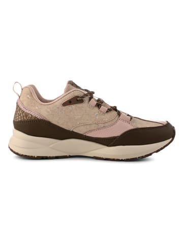 WODEN Sneakers "Malou" beige/lichtroze/bruin