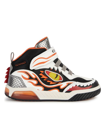 Geox Sneakers "Inek" in WeiÃŸ/ Orange