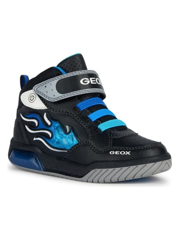 Geox Sneakersy "Inek" w kolorze czarno-niebieskim