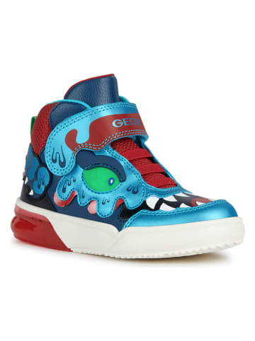 Geox Sneakers "Grayjay" blauw/rood