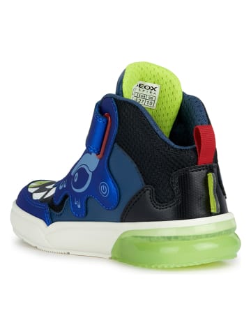 Geox Sneakersy "Grayjay" w kolorze zielono-niebieskim