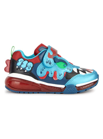 Geox Sneakers "Bayonyc" turquoise/rood