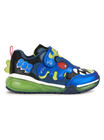Geox Sneakers "Bayonyc" in Blau/ Grün