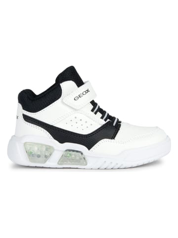 Geox Sneakersy "Illuminus" w kolorze biało-czarnym