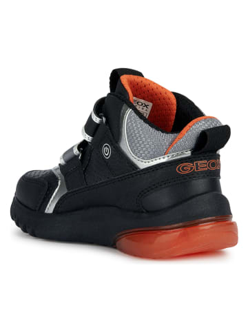 Geox Sneakers "Ciberdron" zwart/oranje