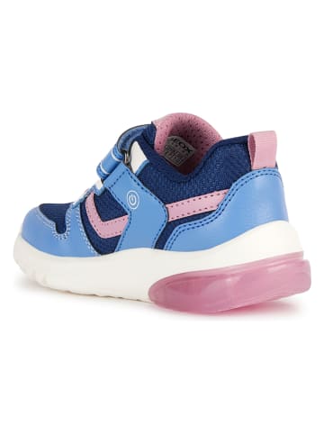 Geox Sneakers "Ciberdron" in Blau/ Rosa