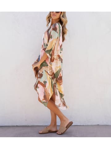 LA Angels Kimono in Beige/ Bunt