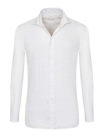 Camicissima Lniana koszula - Extra Slim fit - w kolorze białym