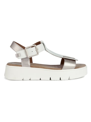 Geox Sandalen "Dandra" wit/goudkleurig