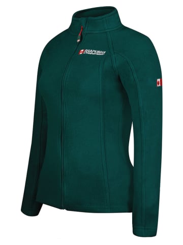 ANAPURNA Bluza polarowa "Tonneau" w kolorze zielonym