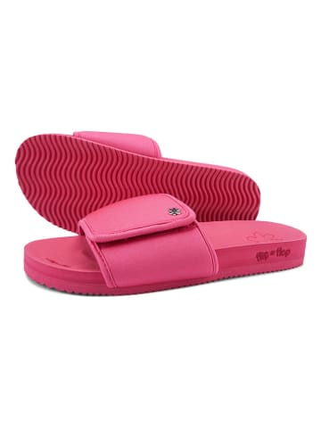 Flip Flop Pantoletten "Pool Velcro" in Pink