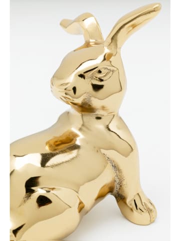 Kare Dekoracyjna figurka "Chill Out Bunny" w kolorze złotym - 10 x 8 x 7 cm