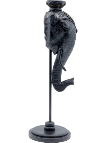 Kare Kaarshouder "Elephant Head" zwart - (B)26 x (H)48,5 x (D)17,5 cm