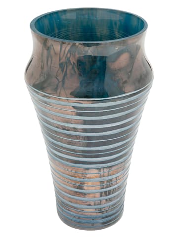Kare Vase "Nizza" in Grau - (H)27 x Ø 15,5 cm