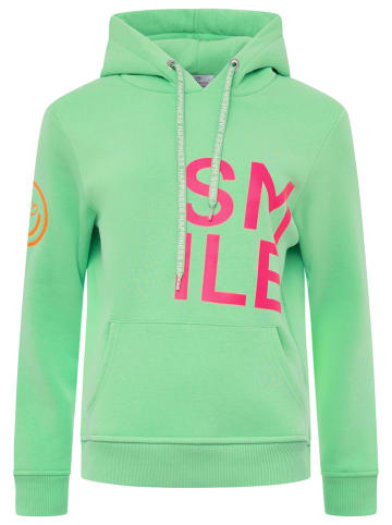 Zwillingsherz Hoodie "Alissa" in Grün