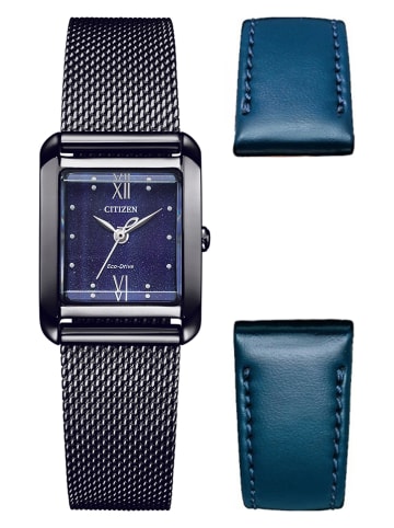 Citizen Quarzuhr in Schwarz/ Dunkelblau