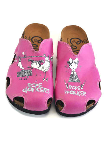 Calceo Clogs roze/meerkleurig