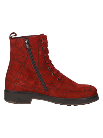 Think! Leder-Boots in Rot