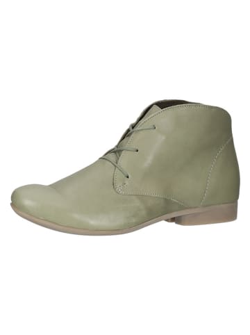 Think! Leder-Boots in Grün