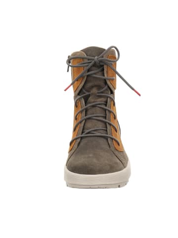 Think! Leren boots grijs/beige