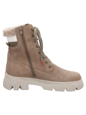 Think! Leren boots "Kangae" beige