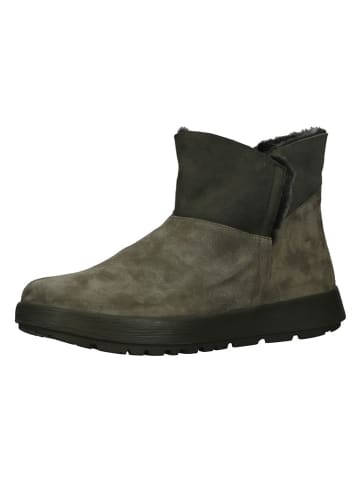 Think! Leder-Boots in Khaki