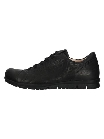 Think! Leren veterschoenen zwart