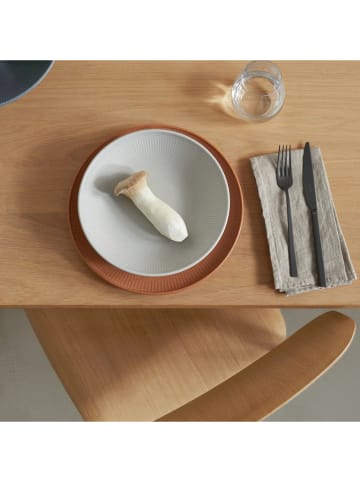 Thomas 6-delige set: ontbijtborden "Thomas Clay" grijs - (H)2 x Ø 22,6 cm