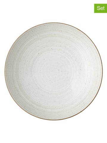 Thomas Talerze (2 szt.) "Thomas Nature" w kolorze kremowym - wys. 6,2 x Ø 27,8 cm
