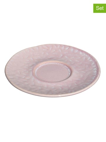 LEONARDO 4-delige set: schotels lichtroze - Ø 11 cm