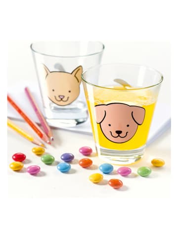 LEONARDO Szklanki (2 szt.) "Tiere" w kolorze beżowym - 225 ml
