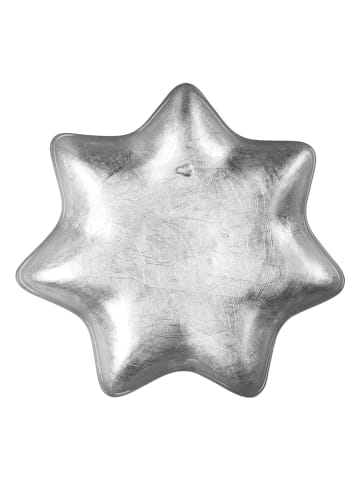 LEONARDO Dekoteller "Stella" in Silber - Ø 23 cm