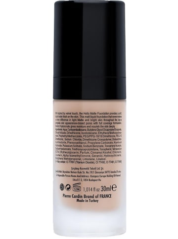 Pierre Cardin Foundation "Hello - Beige", 30 ml