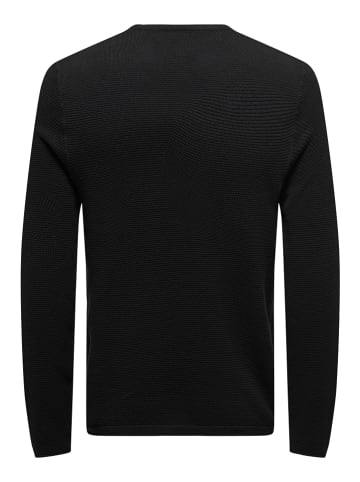 ONLY & SONS Trui "Panter" zwart