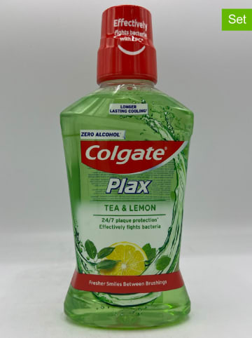 Colgate 6er-Set: Mundspülungen "Plax Tee & Zitrone", je 500 ml