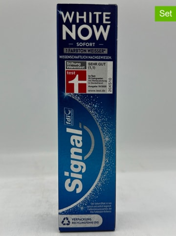 SIGNAL 6er-Set: Zahnpasten "White now", je 75 ml