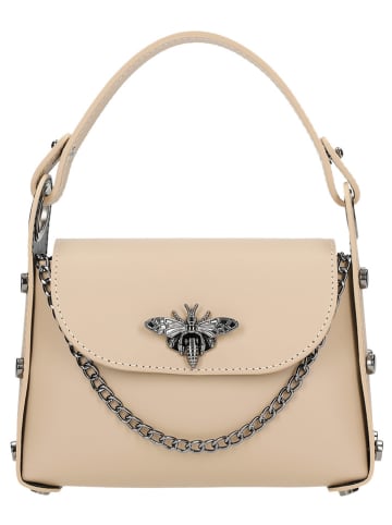 Wojas Leder-Henkeltasche in Beige - (B)18 x (H)13 x (T)6 cm