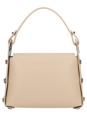 Wojas Leder-Henkeltasche in Beige - (B)18 x (H)13 x (T)6 cm