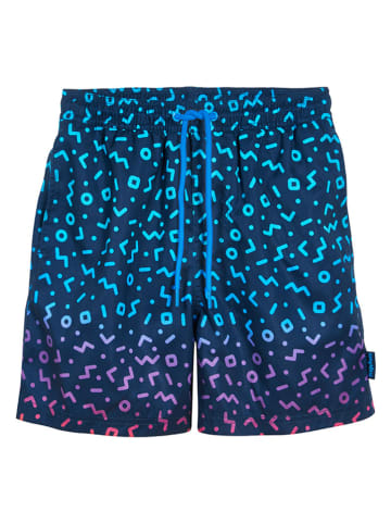 Playshoes Zwemshort blauw/paars