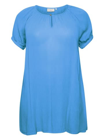 KAFFE curve Tunika "Cami" in Blau