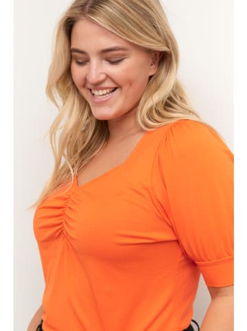KAFFE curve Bluse "Sissy" in Orange