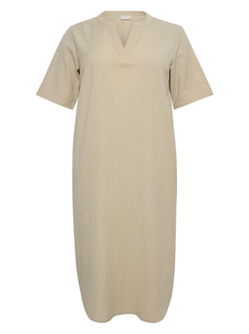 KAFFE curve Kleid "Mayi" in Beige
