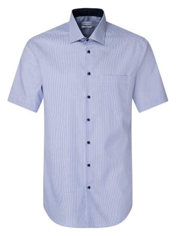 Seidensticker Hemd - Regular fit - in Blau/ Weiß