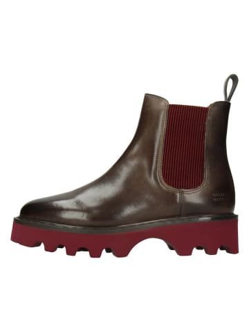MELVIN & HAMILTON Leder-Chelsea-Boots "Megan 3R" in Braun/ Bordeaux