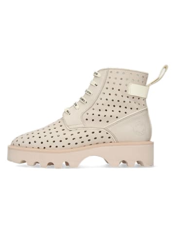 MELVIN & HAMILTON Skórzane botki "Megan 26" w kolorze kremowym